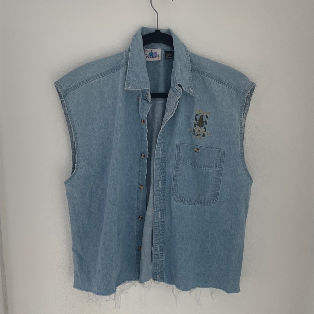 Women’s Disneyland Vintage Cutoff Denim Top